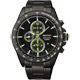 SEIKO Criteria 星際航行三眼計時腕錶(SNDG33P1)-黑x綠/43mm product thumbnail 1