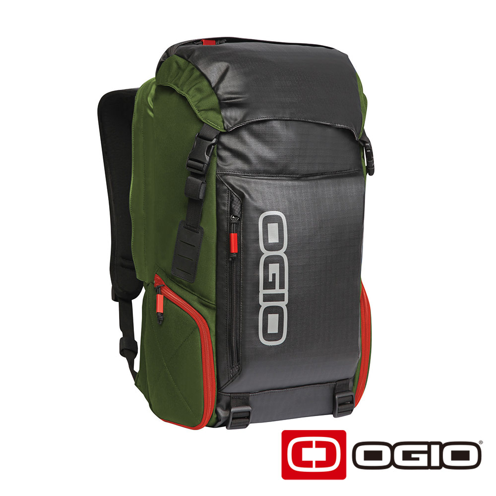 OGIO THROTTLE 15吋 高效能戶外後背包-綠色