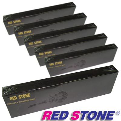 RED STONE for YE-DATA YD4100/YD4400黑色色帶組(1組6入)