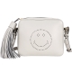 ANYA HINDMARCH Smiley 微笑流蘇斜背包(淺灰色) product thumbnail 1