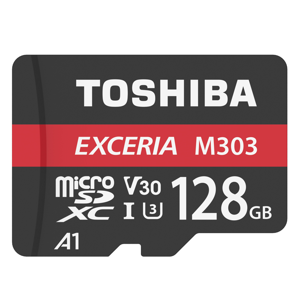 TOSHIBA M303 Micro SDXC UHS-I (U3/V30/A1)128G記憶卡