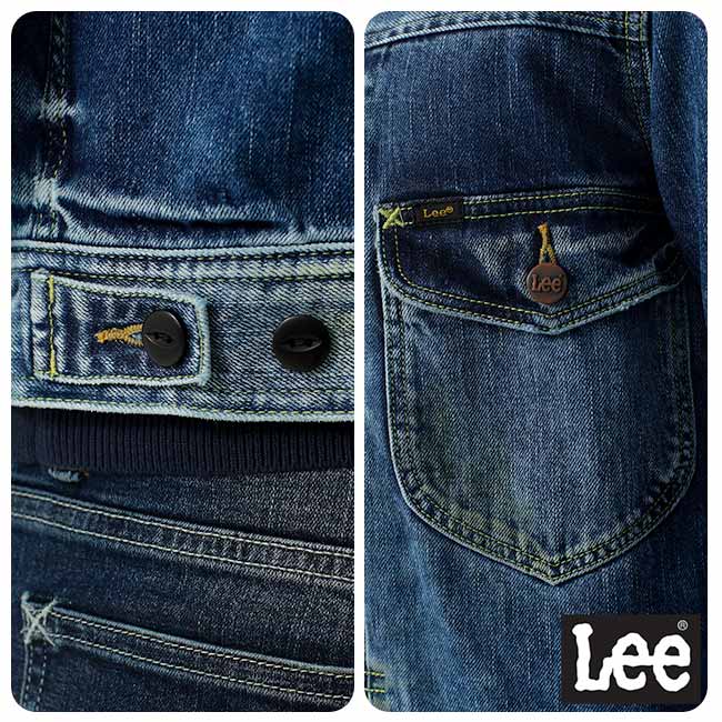 Lee 牛仔復古洗水Vintage Laundry系列外套 -男款-藍色
