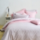 Cozy inn 簡單純色-丁香紫 單人三件組 200織精梳棉薄被套床包組 product thumbnail 1