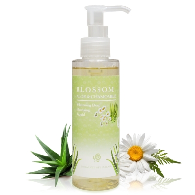 BLOSSOM 蘆薈洋甘菊植萃淨白保濕溫和深層卸妝露(150ML/瓶)