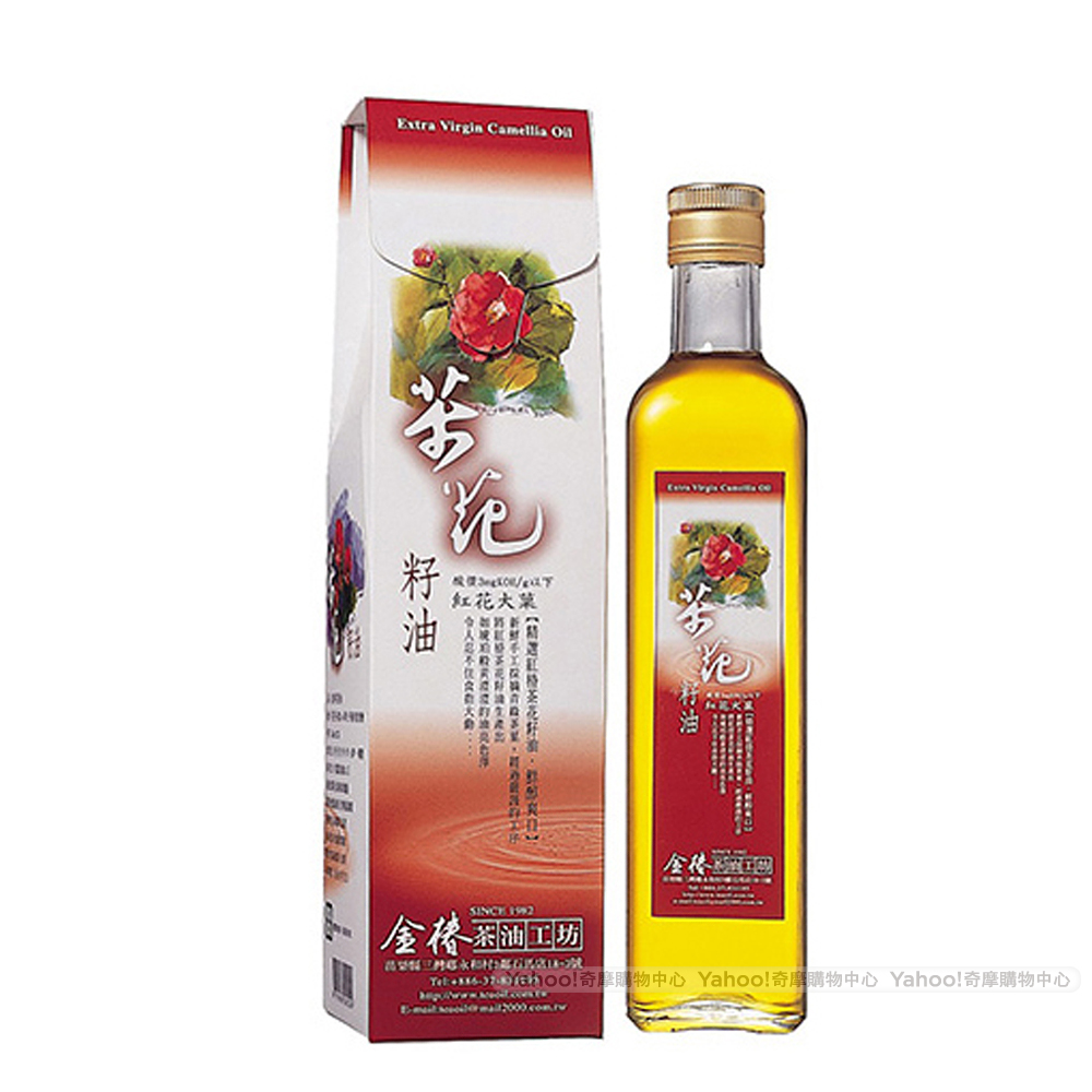 金椿茶油工坊 紅花大果茶花籽油(500ml/瓶)