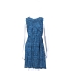 Marc Jacobs 藍色領結設計方格紋無袖洋裝 product thumbnail 1