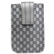 GUCCI Guccissima皮釦小LOGO iPhone套(銀) product thumbnail 1