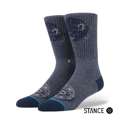 STANCE DECEPTION-男襪-休閒襪-Blue系列-圓形幾何設計款