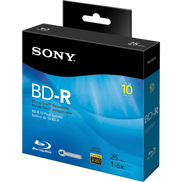 SONY 6X BD-R 25GB 藍光燒錄光碟片(100片布丁裝)