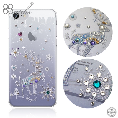 apbs iPhone8/7 4.7吋施華洛世奇彩鑽手機殼-魔法麋鹿