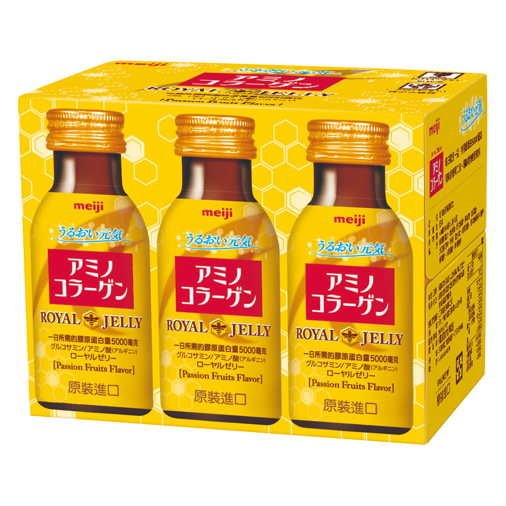 即期良品 明治 蜂王乳膠原飲(75ml*6入)