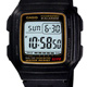 CASIO 超強進化10年電力數位方塊錶(F-201WA-9A)-黑x黃框/34mm product thumbnail 1