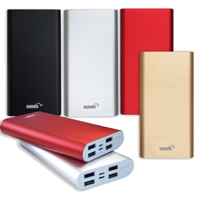 HANG 18000mAh 流線感鋁合金 4孔USB 4.2A超大輸出行動電源