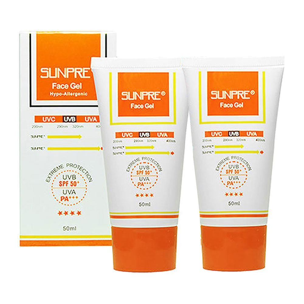 荷麗美加 上麗高效潤飾防曬水凝膠SPF50+(50ml) 2入特惠組