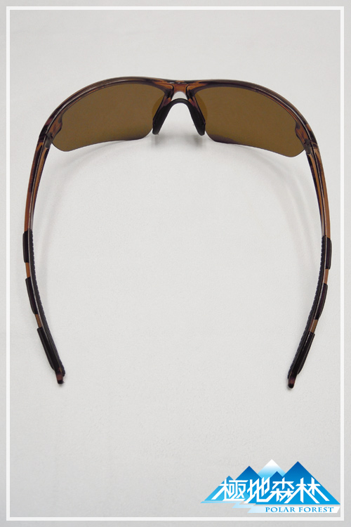 【極地森林】棕色TAC寶麗萊偏光鏡片運動太陽眼鏡(7703)