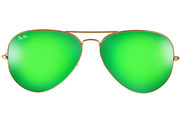 RAY BAN太陽眼鏡 經典品牌/金-水銀綠#RB3025 11219(大版)