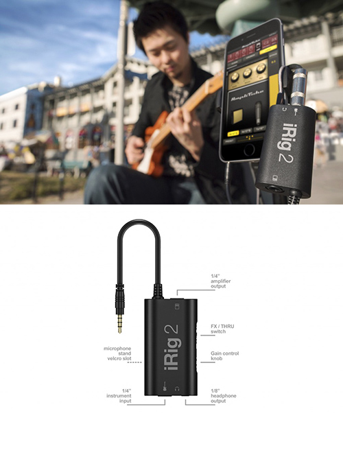 IK Multimedia iRig 2 行動錄音介面