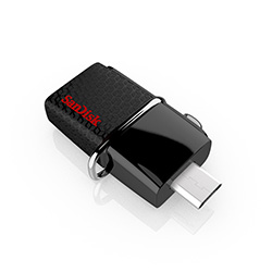 SanDisk Ultra Dual OTG 雙傳輸 USB 3.0 隨身碟 64GB-公