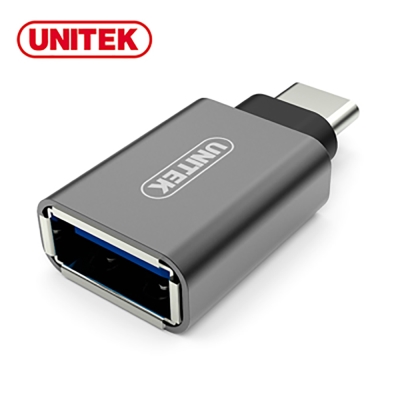 UNITEK 優越者USB3.1Type-C轉USB3.0轉接頭(灰色)