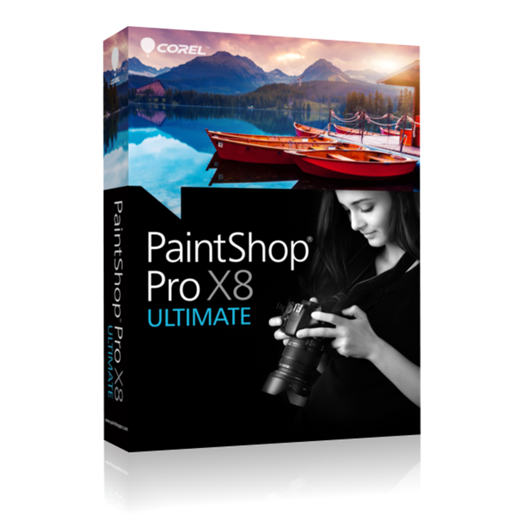 PaintShop Pro X8 旗艦完整版 (中/英) 盒裝