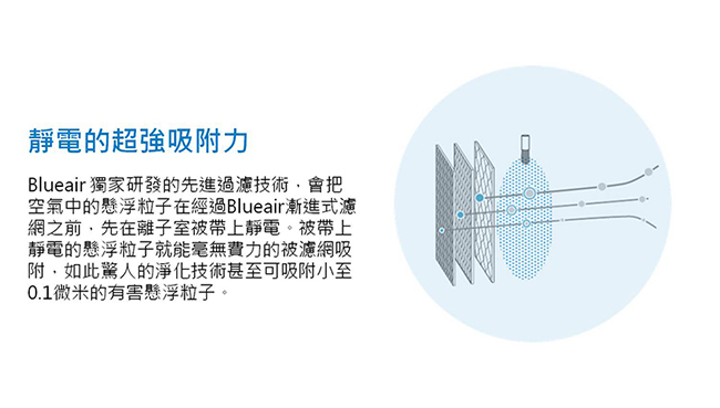 Blueair (Pro M/L/XL )-SmokestopTM Filter1片