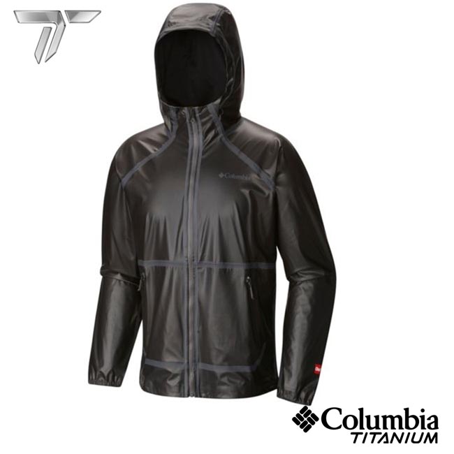 Columbia 哥倫比亞 男-鈦OD連帽防水雙面外套-黑色-URE10390BK
