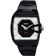 WIRED 層次美感太陽能超夜光箱型黑鋼錶(AUA013X)-黑x白 /38mm product thumbnail 1