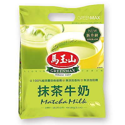 馬玉山 抹茶牛奶(15gx14入)