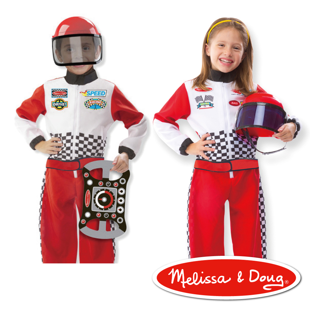 美國瑪莉莎 Melissa & Doug 角色扮演 - 賽車手服服遊戲組