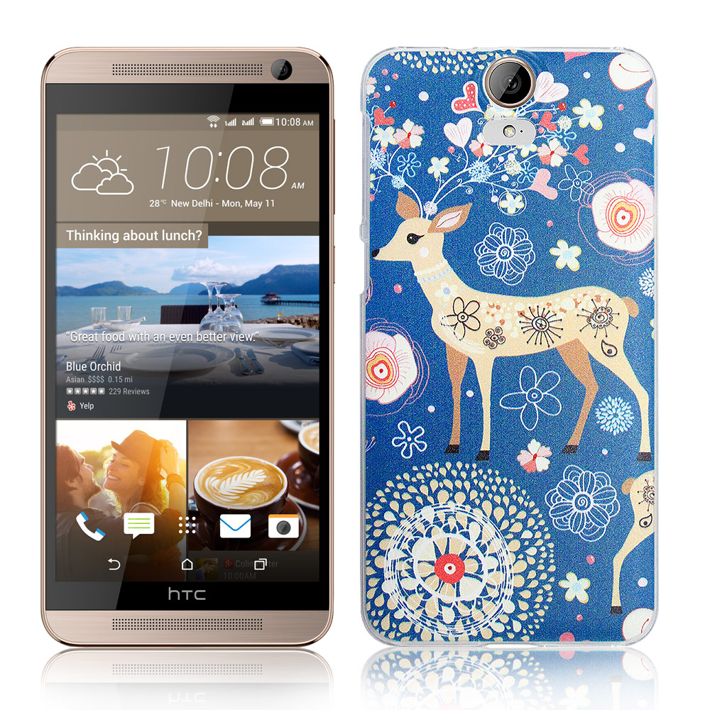 VXTRA HTC One E9+ dual sim 藝術彩繪保護殼 背蓋