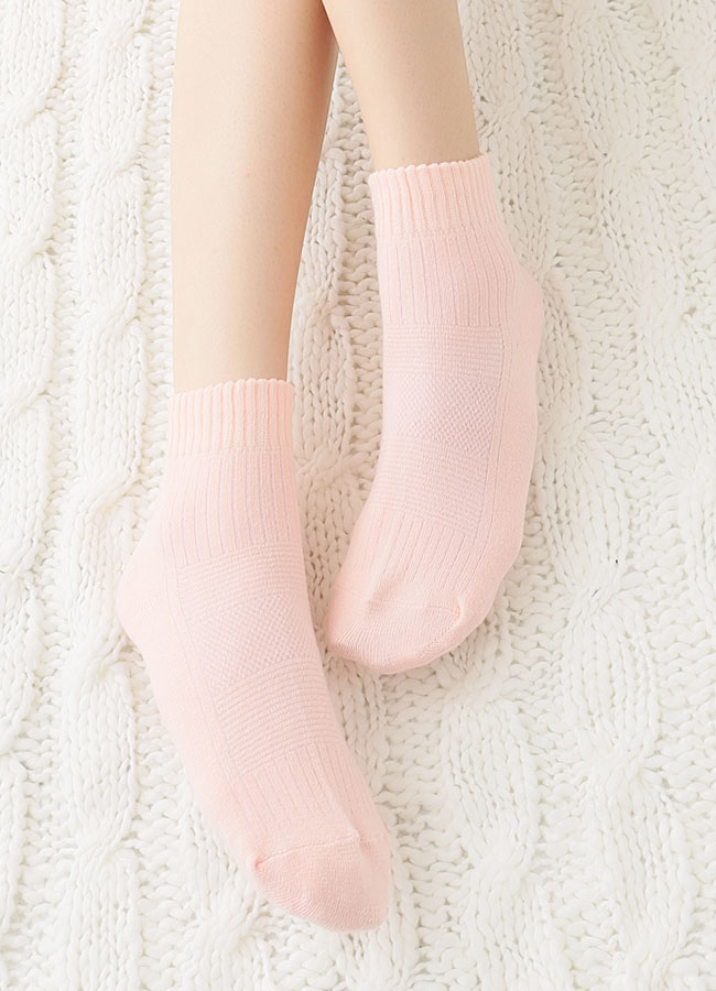 蒂巴蕾Fashionsocks 1/2女襪-壓紋素色