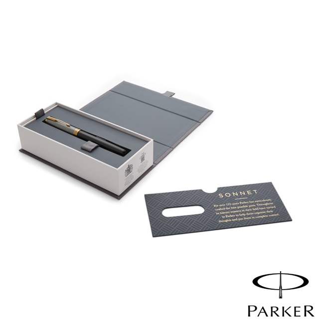 PARKER SONNET卓爾 光影格紋 鋼筆