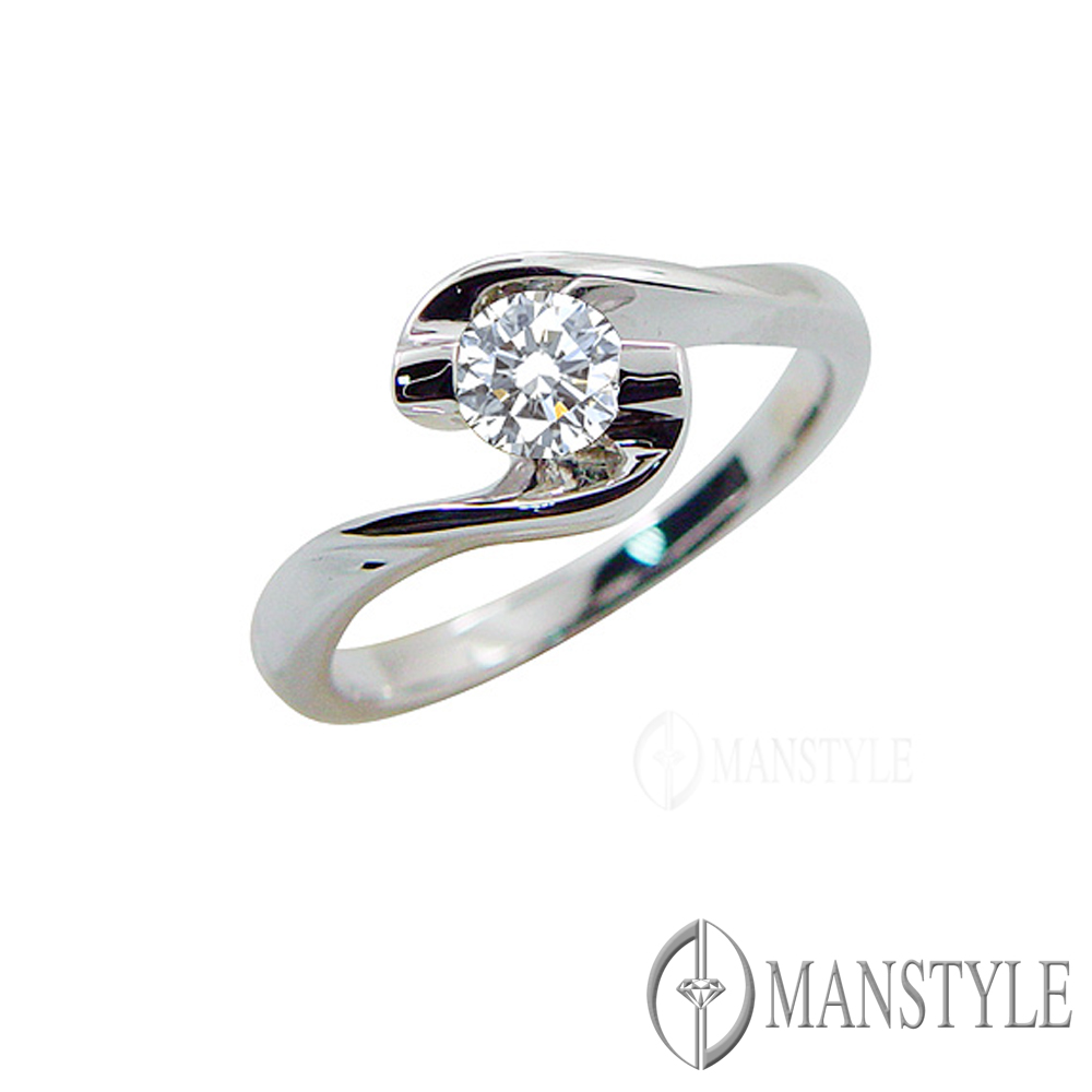 MANSTYLE DIAMOND「愛我到今生」0.30ct 八心八箭鑽戒