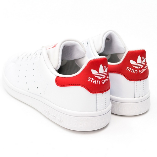 ADIDAS-STAN SMITH女休閒鞋-白紅