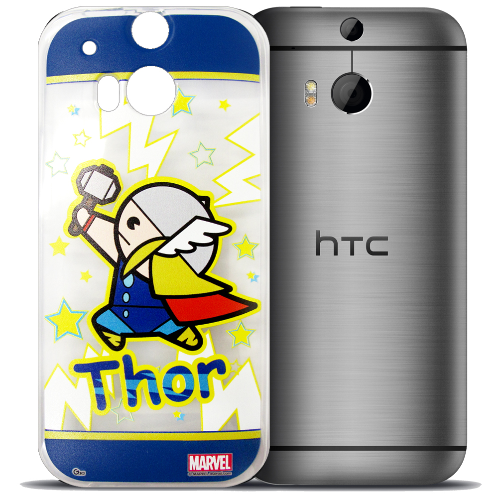 復仇者聯盟 HTC One M8 Q版彩繪手機軟殼(正義款) product image 1