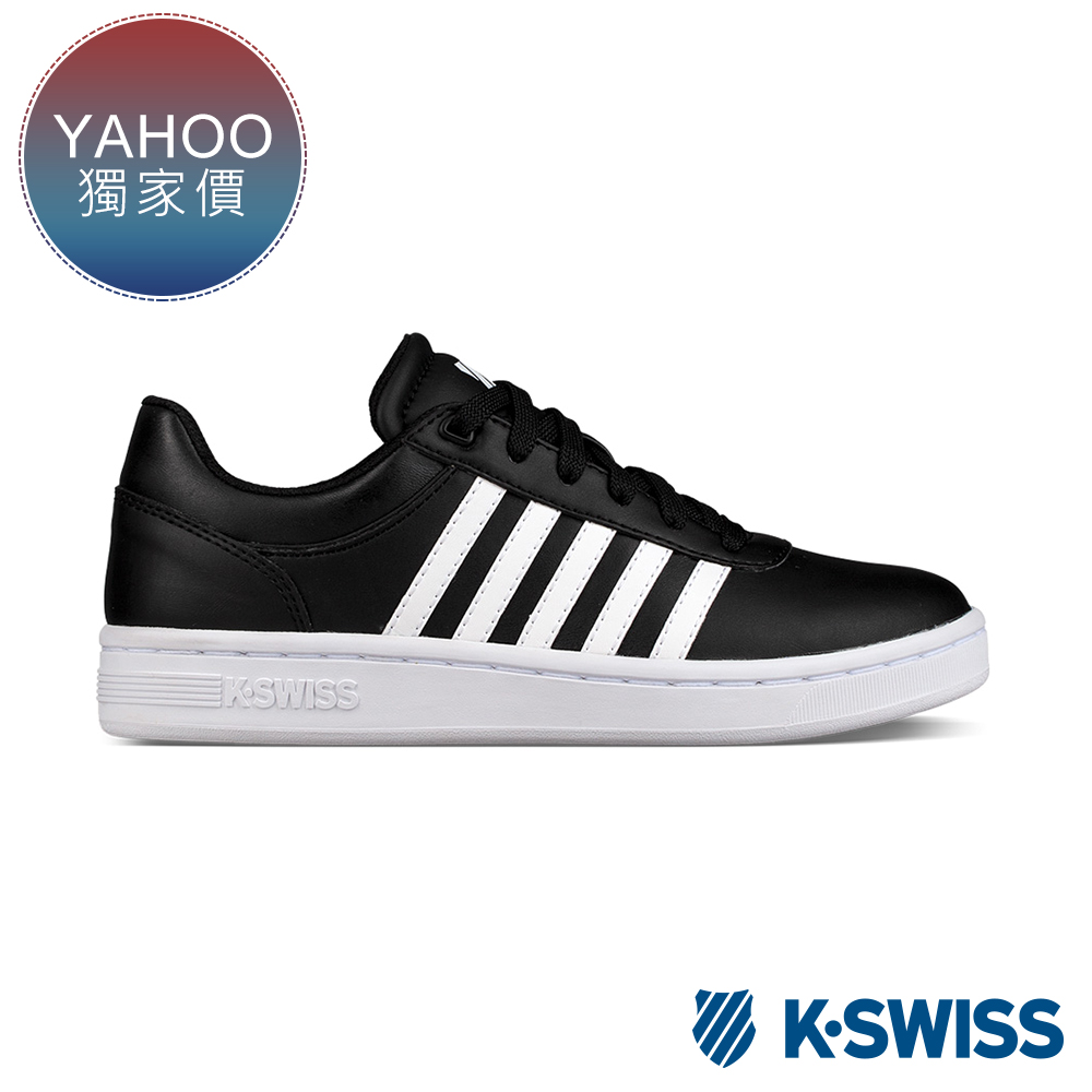 K-Swiss Cout Cheswick S休閒運動鞋-男-黑/白