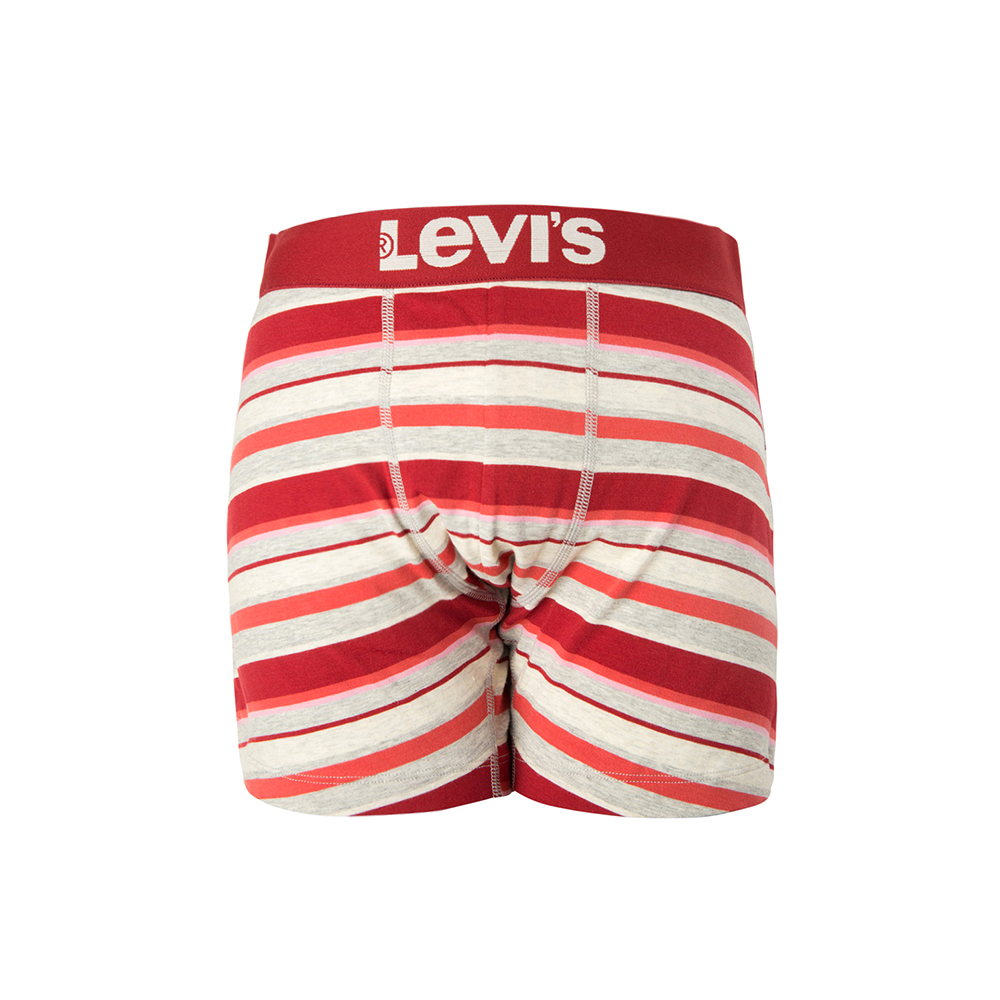 Levis 男款 Boxer Brief 四角褲 紅白條紋