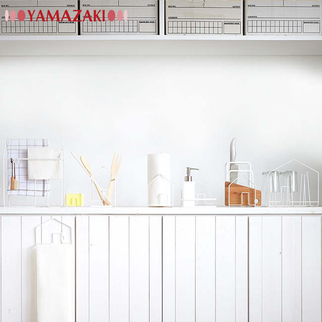 【YAMAZAKI】HOUSE清潔用品架-粉★浴室架/廁所架/廚房架/收納架/創意收納架