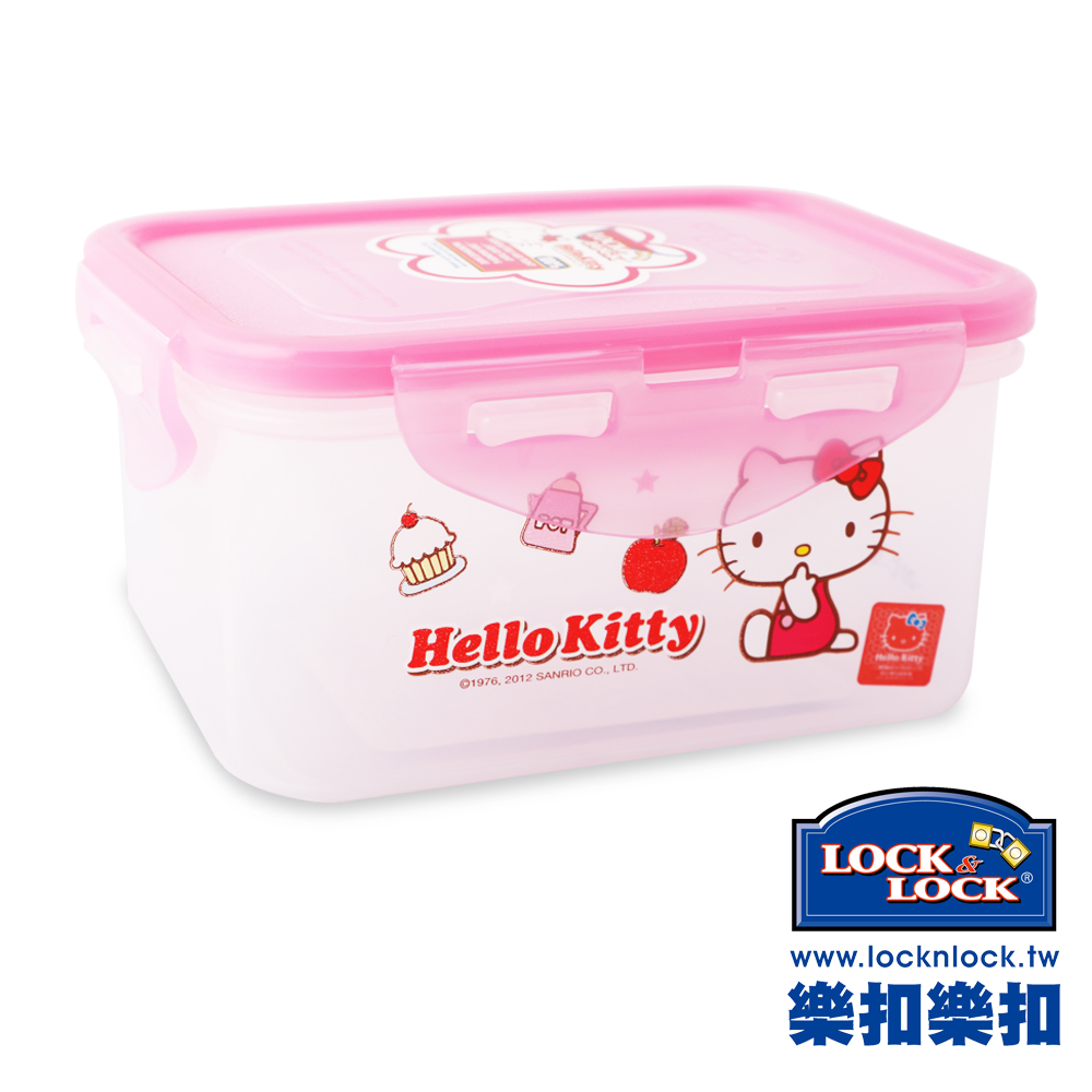 樂扣樂扣 HELLO KITTY PP保鮮盒470ML-方形(8H)