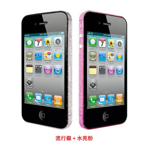 Ozaki iCoat Bling Bling iPhone4S時尚邊框晶亮貼