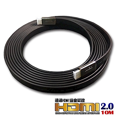 iNeno-HDMI 4K超高畫質扁平傳輸線 2.0版-10M