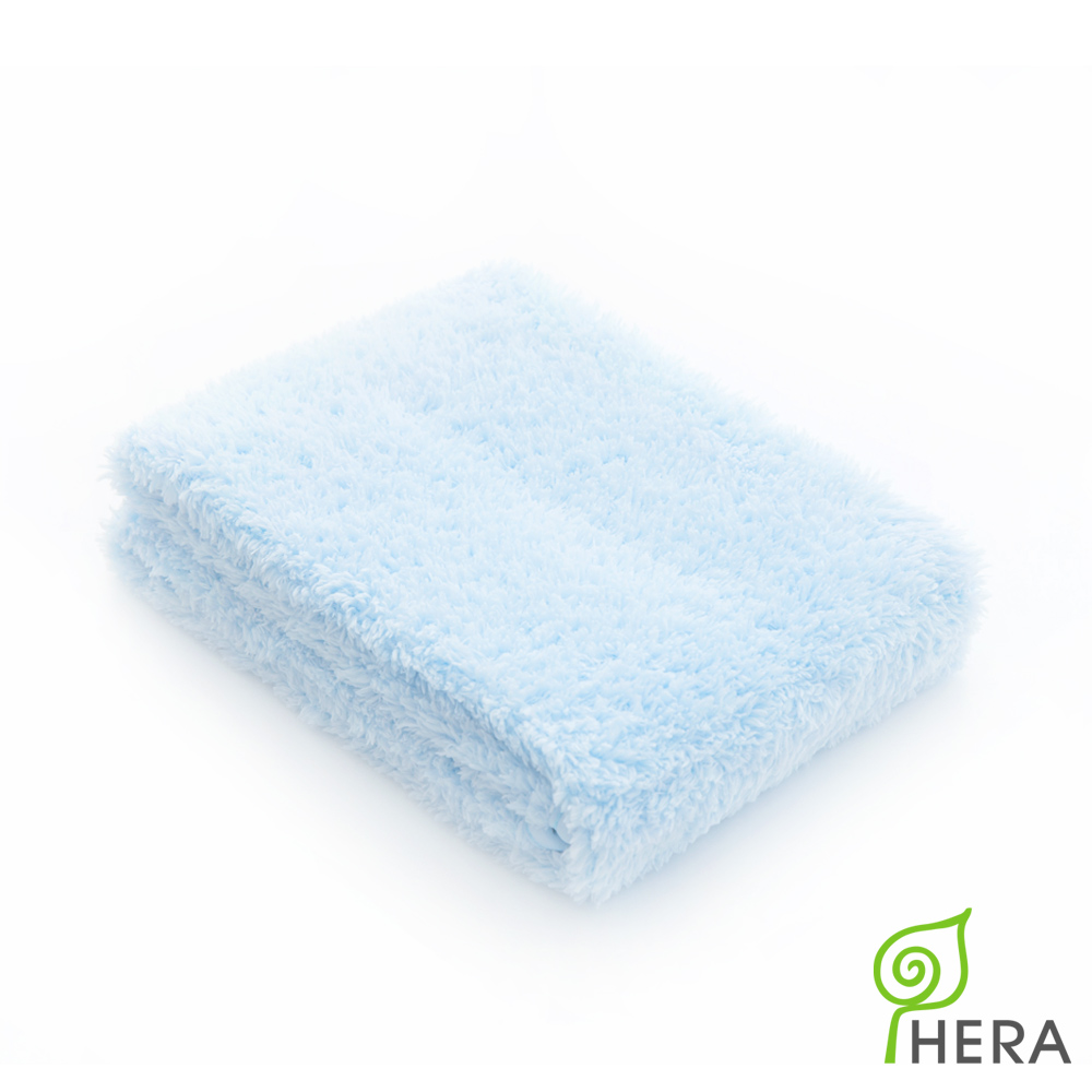 HERA 3M專利瞬吸快乾抗菌超柔纖-多用途洗臉巾-晴空藍