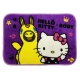 HELLO KITTY & RODY Hello Friend 法蘭絨地墊2入(紫) product thumbnail 1