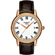 TISSOT 天梭 官方授權 T-Classic Carson 羅馬石英腕錶-白x玫瑰金框/40mm T0854103601300 product thumbnail 1