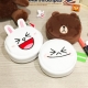 LINE FRIENDS 立體圓臉萬用包 收納包 product thumbnail 1