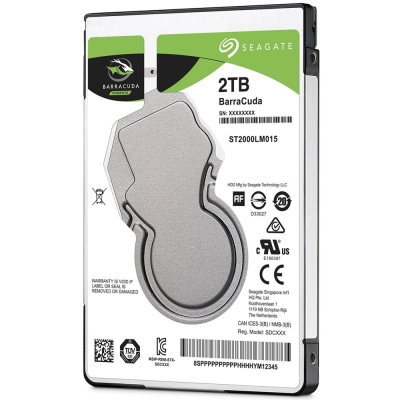 Seagate新梭魚BarraCuda 2TB 2.5吋硬碟