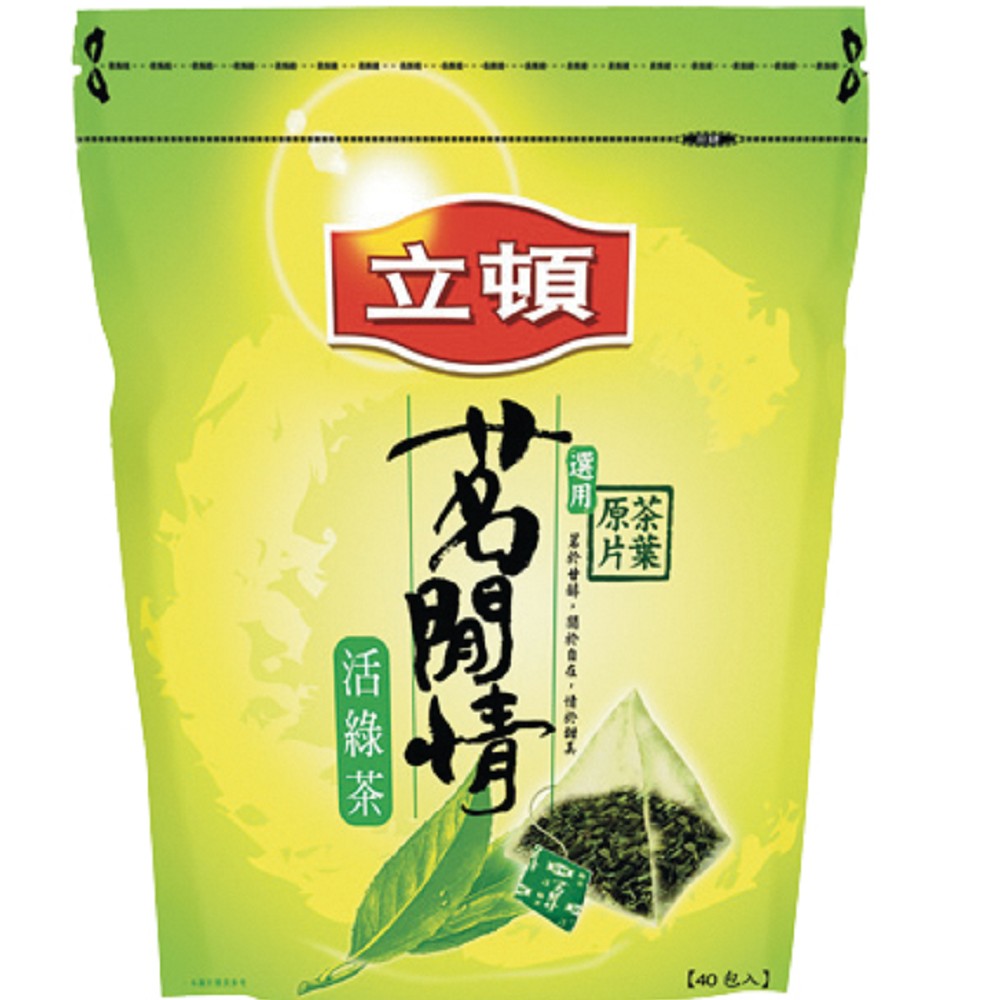 立頓 茗閒情-活綠茶(40入/盒)