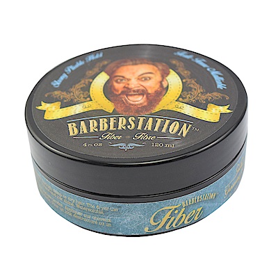 BARBERSTATION巴博士 硬漢髮纖(藍)120ml