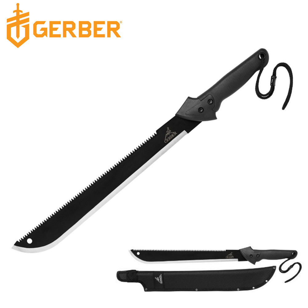 Gerber Machete 鱷魚柄鋸齒砍刀