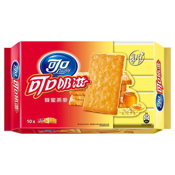 可口奶滋 蜂蜜燕麥口味隨手包(18.75gx10入)